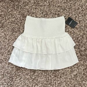 Forever21 tiered ruffle mini skirt